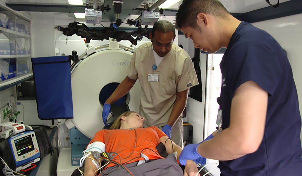 Mobile stroke unit at UCLA