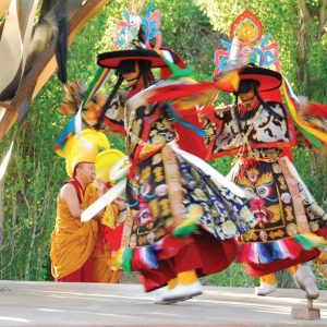 Buddhist Monk celebration dance at Torino Ranch